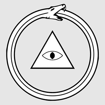 Eternal Return, recursion, Ouroboros, magic Circle, Swastika, Infinity ...